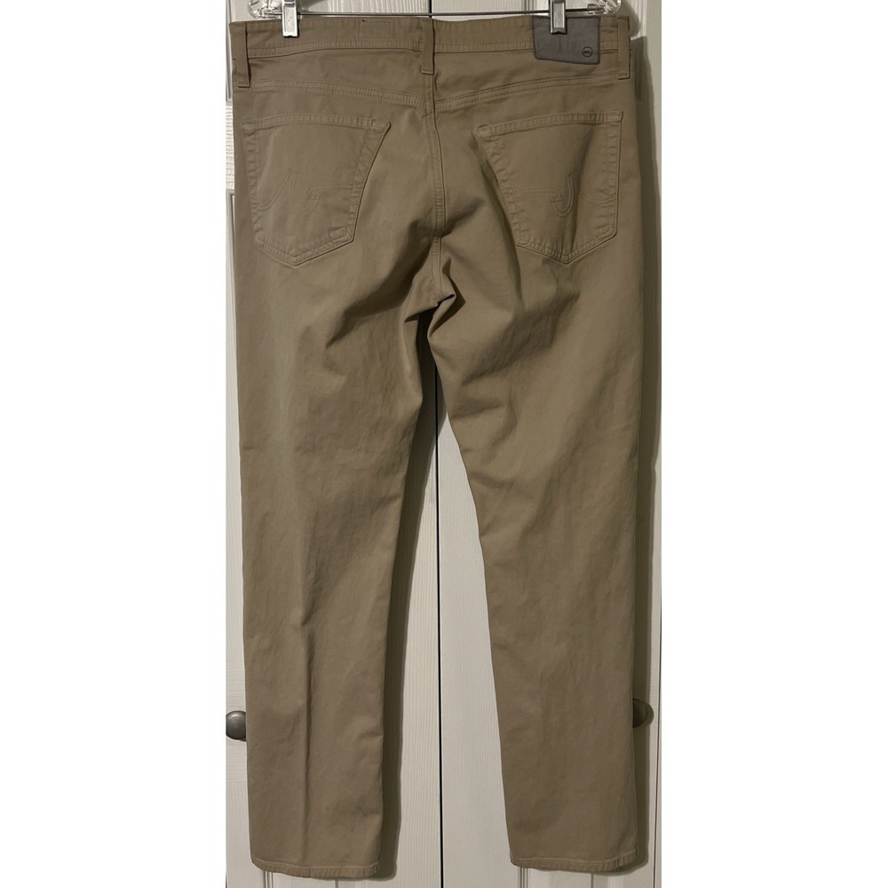 Adriano Goldschmied The Everett Slim Straight Tan Khaki Pants Size 34x32 (36x33) - Picture 10 of 12